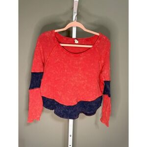 Free People We The Free Diamond Dozen Petite Thermal Indie Boho Grunge XSP Indie